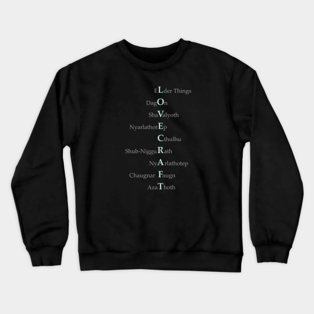 Lovecraft's Domain Crewneck Sweatshirt by Desperado902